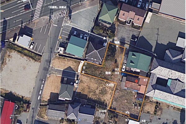 久留米市国分町の土地売却事例