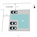 【配置図】駐車３台可能♪(外観)