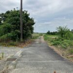 前面道路　北道路・東側から撮影