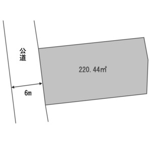 土地図面(間取)
