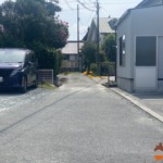 前面道路_西→東を撮影