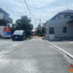 前面道路_西→東を撮影