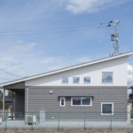 片流れ屋根が美しい外観(外観)