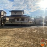 現況写真_敷地内から南側を撮影。南道路になります。